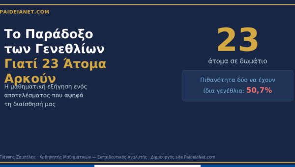 Το παράδοξο των γενεθλίων